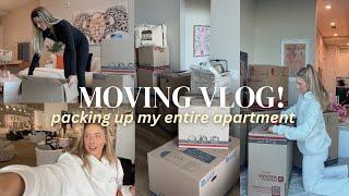 MOVING VLOG! (where i'm moving & why, packing  up my ENTIRE apartment + furniture shopping!)