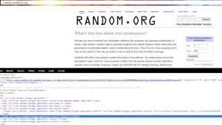 Фальсификация розыгрышей через Random.org