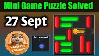 Mini Game Today 27 September Hamster Kombat How To Solve Mini Game Puzzle in Hamster Kombat (100%)