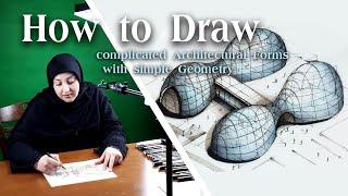 How to Sketch A modern Architectural Form