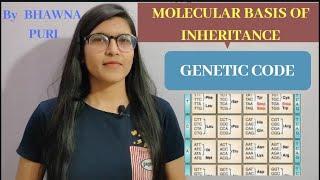 Ch-6|| L-06||GENETIC CODE|| CLASS-12TH|| NEET ||MOLECULAR BASIS OF INHERITANCE