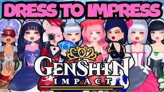 I Hosted a VIP ONLY Genshin Impact Dress to Impress Competition