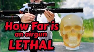 is an airgun lethal at 150 yards??