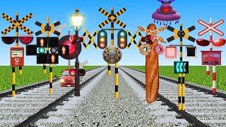 Very strange railroad crossing special feature