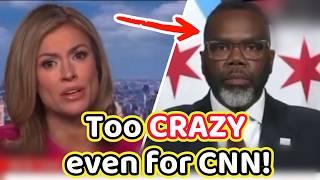  Chicago Mayor Brandon Johnson SO UNHINGED Even CNN Cut Him OFF! #brandonjohnson #chicago