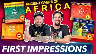 Ludos Ancient Games of Africa (4) Board Games-in One | First Impression Review