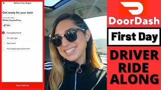 DoorDash Driver First Day Ride Along (Part 1)
