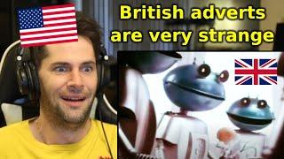 American Reacts to Classic British TV Adverts and Jingles