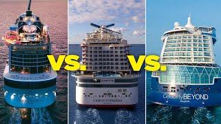 I tried Royal Caribbean, Celebrity and Carnival’s newest cruise ships to see how they compare