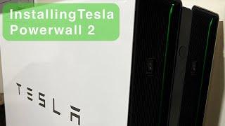Installing TESLA POWERWALL 2
