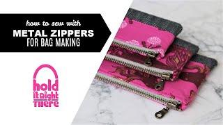 Tips for Sewing with Metal Zippers