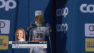 Världscupen i längdskidor, Lahtis 2020, 10 km klassiskt (damer), SVT