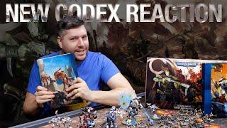 The New Tau Codex! Nick's reaction to new Kroot, Crisis suits and more!