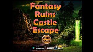 fantasy ruins castle escape viedo walkthrough