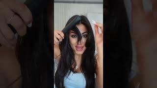 Curtain Bang Hack #hairstyle #hair #hairstyleinspo #hairtok #fyp