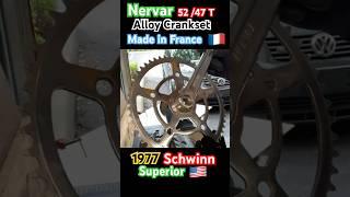 Buffing the Schwinn Crankset ‍ #bicycle #automobile #restoration #vintage #schwinn