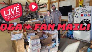 LIVE! With Derek and Jessica - Q&A While Opening A MOUNTAIN of Fan Mail!