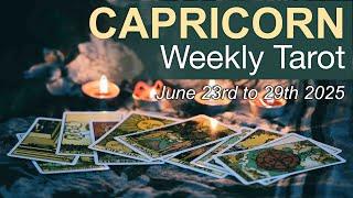 CAPRICORN "A PERSON RE ENTERS YOUR LIFE" Weekly Tarot Reading June 23rd to 29th 2025