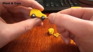 Лепим мини НИВУ из пластилина за 15 минут ( vaz 2121 ) Build mini car from clay in 15 minutes