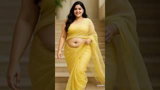 AI Saree Beauty or Real? Never Seen Such a Hot Look Before! #shorts