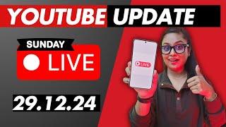 I'M Live Now Let's Talk | Youtube Update