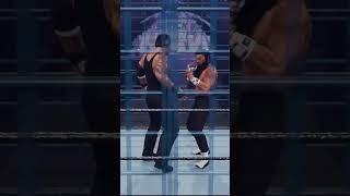 Roman Reigns Superman Punches The Undertaker Inside The Cage!! #wwe2k25 #wwe2k25gameplay
