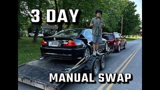 E46 Manual Swap in THREE Days