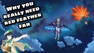 Why you really need red Feather Fan