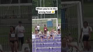 Winning by an entire hurdle is crazy  #trackandfield