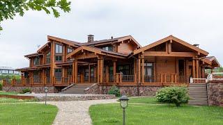 Дом из клееного бруса. Группа компаний Русский Запад.