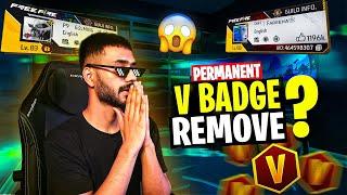 FREE FIRE ALL YOUTUBER V BADGE REMOVE || PARTNER PROGRAM GARENA FREE FIRE