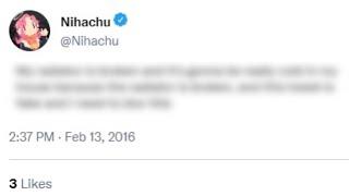 Nihachu’s First Tweet!