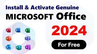 How to install and activate Office 2024 From Microsoft for FREE | Genuine FREE Office 2024