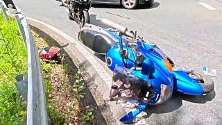 BIKERS HAVING A BAD DAY - CRAZY, EPIC & UNBELIEVABLE Motorcycle Moments