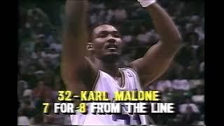 Del Curry & Rex Chapman Vs Jeff Malone & Karl Malone