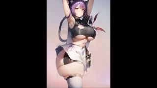 [MMD R18] Neko Twist Dance with Ai  #shorts