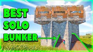 The Best Solo Bunker Base Design in RUST 2022 / RUST BUNKER BASE DESIGN 2022