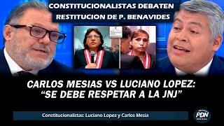 CARLOS MESIA VS LUCANO LOPEZ: EL REGRESO DE PATRICIA BENAVIDES A SU CARGO DE FISCAL DE LA NACION