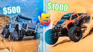 $500 Vs $1000 RC CARS! Box Fort RACE! *BUDGET CHALLENGE*