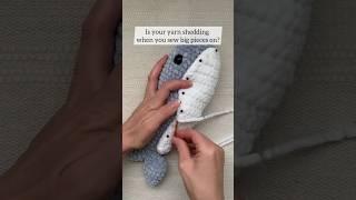 Tip for Sewing with Plush Yarn on Your #Amigurumi! | #crochet