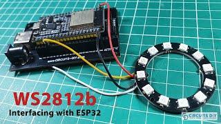 WS2812b LED Ring Interfacing with ESP32