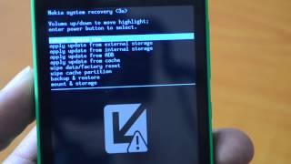 How to Boot Nokia X into Recovery Mode