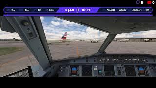 ️ Microsoft Flight Simulator - ️ Jacksonville to Charlotte in the Fenix A320