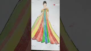 #Rainbow   #Dress#Design#Shorts#viral