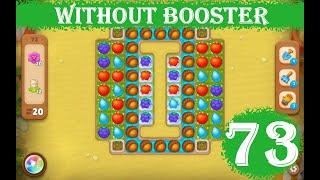 Gardenscapes Level 73 - [20 moves] [2023] [HD] solution of Level 73 Gardenscapes [No Boosters]