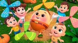 Humpty Dumpty on the Farm | Lalafun Nursery Rhymes & Kids Songs