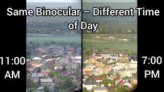 Morning vs Evening Through Binoculars – Visibility Test!