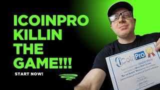 ICOINPRO UPDATE! Man this is a GAME CHANGER! How to become a CERTIFIED CRYPTO TRADER!!! Say WHAT???