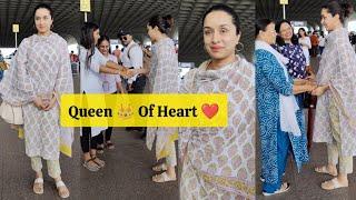 This Actress is So Down To Earth  Gorgeous  Shraddha Kapoor Got Papped at Mumbai Airport ️