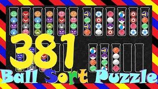 Ball Sort Puzzle Level 381 No Extra TubesGame Walkthrough